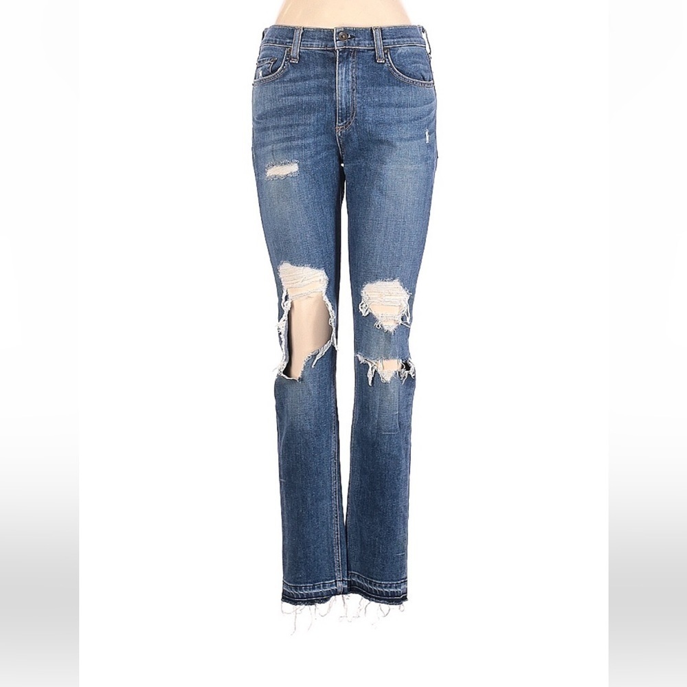 Rag & Bone 10 Inch Dre Jeans 28 Distressed